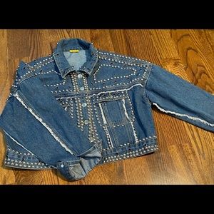 Studded Blue Jean Jacket